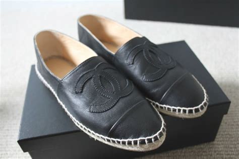 chanel lambskin espadrilles replica|chanel espadrilles authentic.